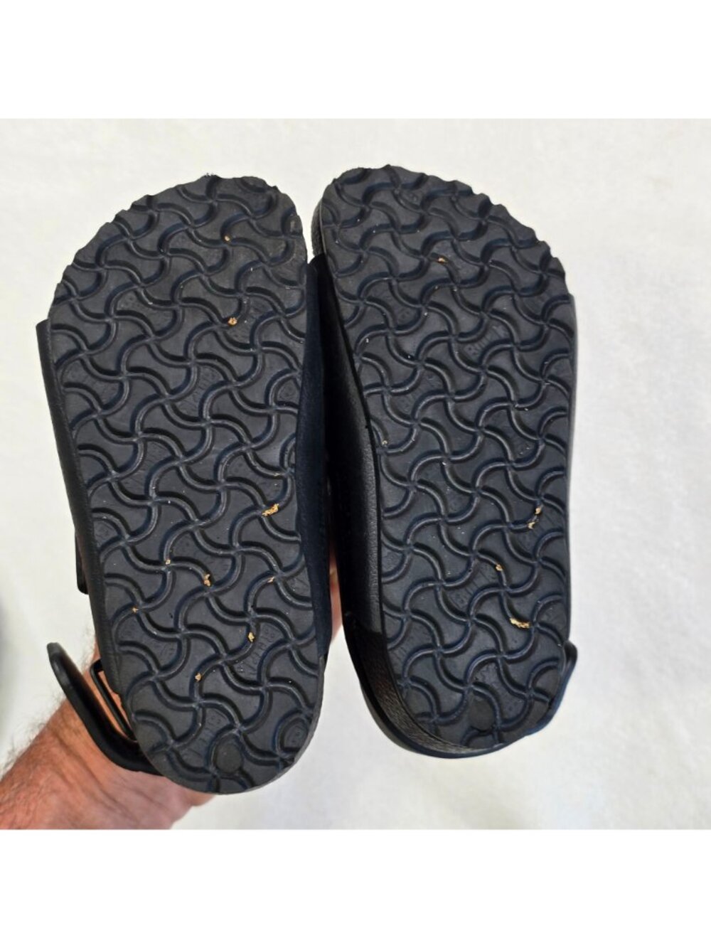 Birkenstock Toddler Size 26 Unisex Sandals Black Double Strap EVA - Picture 7 of 7